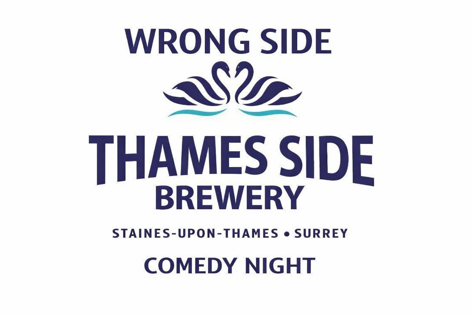 Wrong side at Thames side poster