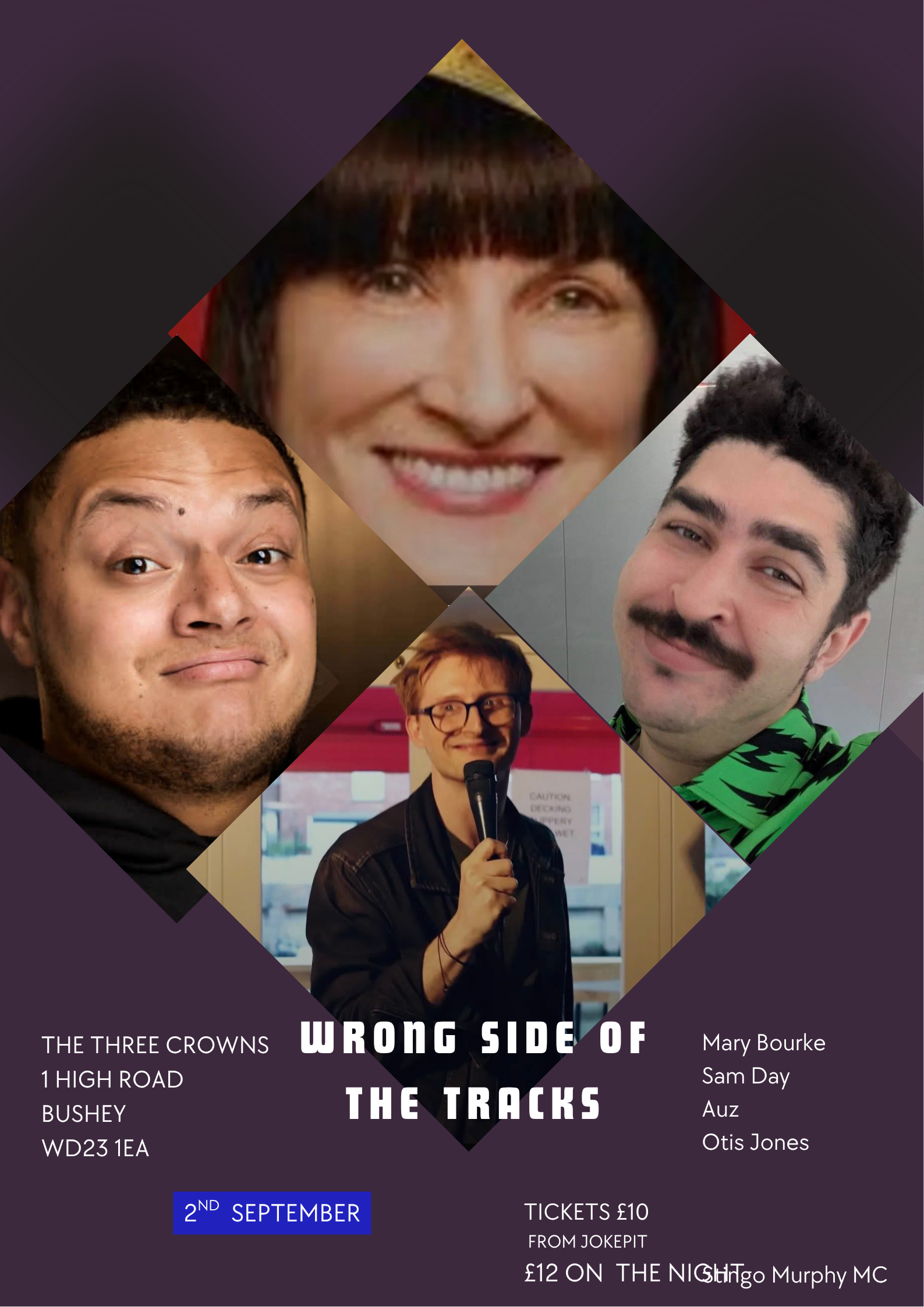 Wrong Side at The three Crowns poster